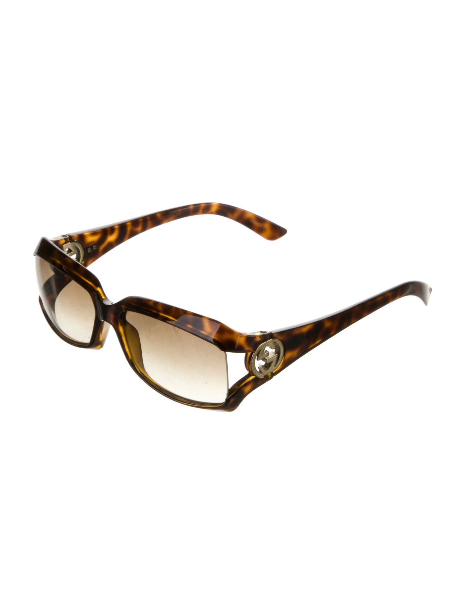 Gucci Interlocking G Logo Square Sunglasses